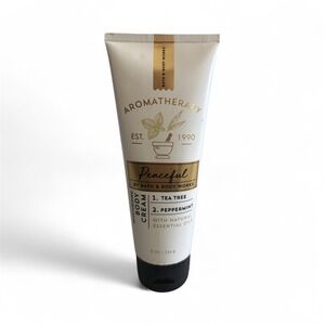 Bath & Body Works Aromatherapy Peaceful Tea Tree Peppermint Body Cream